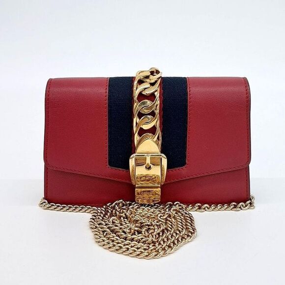 Pre Loved gucci Women red | red Handbags - Picture 1 of 6